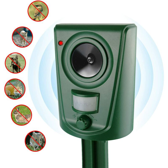 Soekavia - Cat Repellent,Battery Operated Ultrasonic Animal,Ultrasonic Repeller Cat Repellent Ultrasonic For Rat,Cat, Rodent, Vole,etc