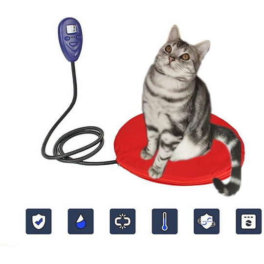 The cat heating pad is waterproof and anti-bite, suitable for constant temperature electric blanket