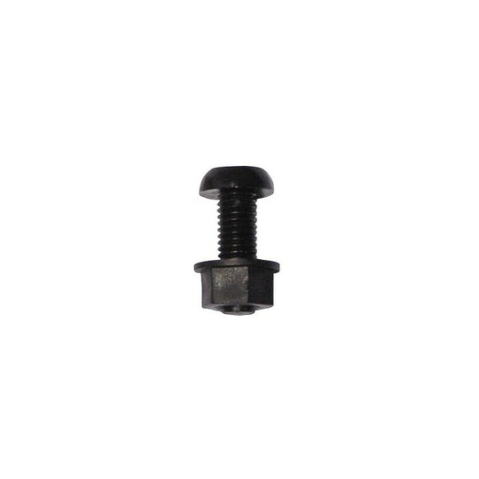 Pearl Consumables - Number Plate Screws & Nuts - Black - Pack of 50 - PNP422R