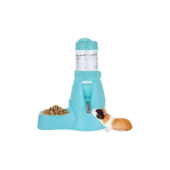 Pet Automatic Bottle Water Dispenser for Hamsters Rats Guinea Ferrets Rabbits Small Animals (80ml, Blue
