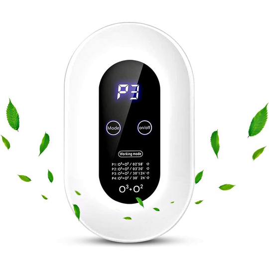 Heguyey - Mini Ozone Air Purifier Silent Air Purifier Bedroom Air Purifier Portable Air Purifier Antibacterial 99% Rate for Home Office Pet Car