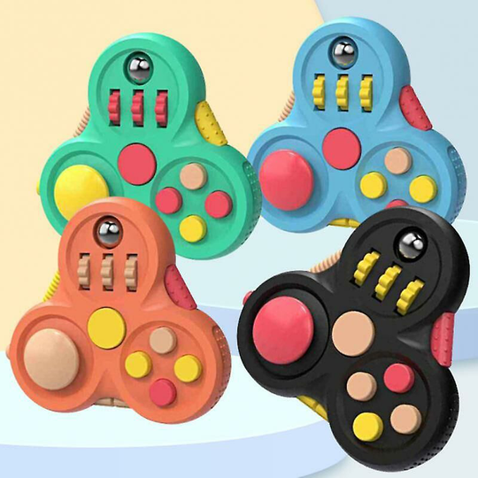 Decompression Toys Rotating Magic Bean Cube Fidget Toy Triangle Small Beads Educational Toy Children's Puzzle Stress Relief Toy Thsinde