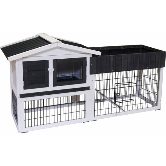Flamingo - Rabbit Hutch Aurora 156x53x82.5cm Multicolour