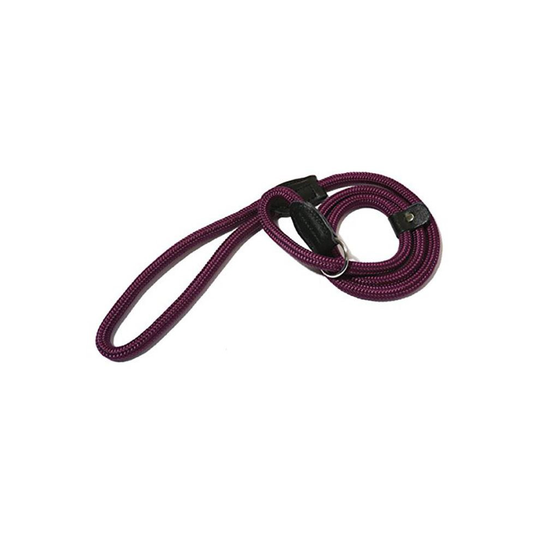 (Slip Lead, 48-inch, Purple) Rosewood Slip & Twist Dog Leads