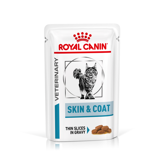 Royal Canin Veterinary Cat - Adult Skin & Coat - Saver Pack: 48 x 85g
