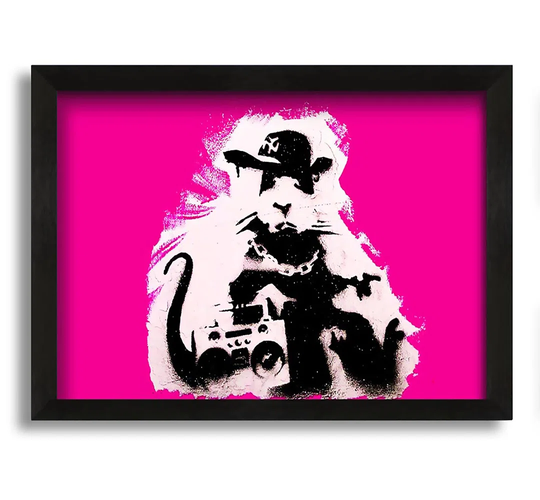 Pimp Rat - Picture Frame Graphic Art on Canvas