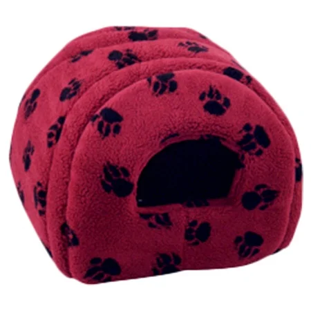 Sherpa Fleece Paw Cat Igloo