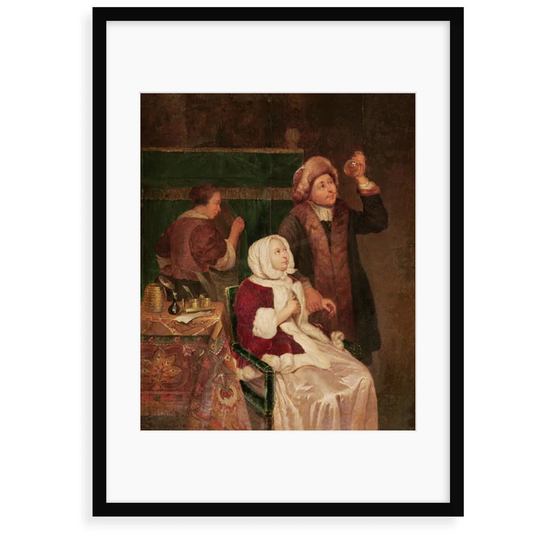 'The Doctor's Visit' - Painting Print