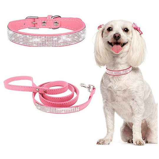 Dog Collar And Leash Set For Small And Medium Size Dogs m