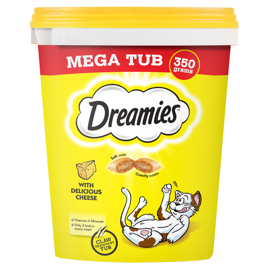 Dreamies Mega Tub - Cheese (350g)