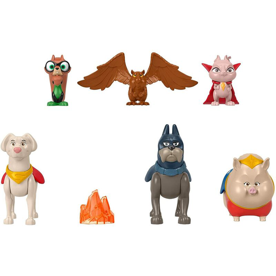 Dc League of Super-Pets Figure Multi-Pack - Fisher-price