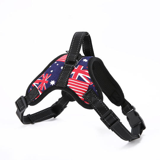 Pet traction-free dog carrier breathable, adjustable comfort, including small, medium and large dogs, most suitable for training walks, M-type Miko