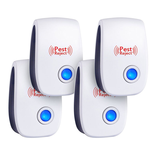 Betterlifegb - bett Ultrasonic Anti-Rodent Insect Repellent, 4 Pack Mosquito Repellent, Indoor Electronic Insect Repellent & Ultrasonic Mosquito