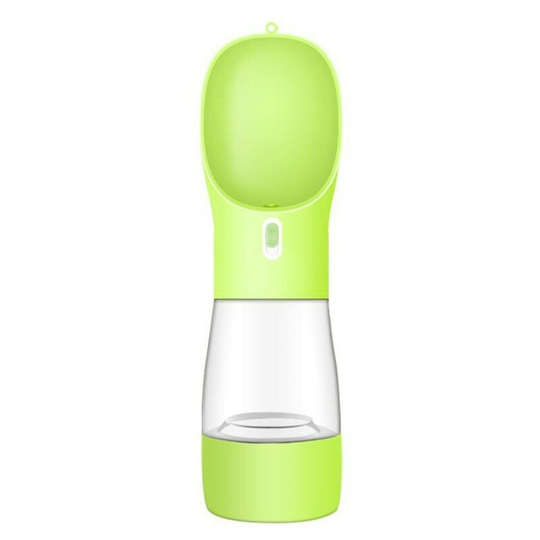 Dog Water Bottle, Portable Dog Kettle, Multifunctional Pet Water Cup for Dogs and Cats (Green)