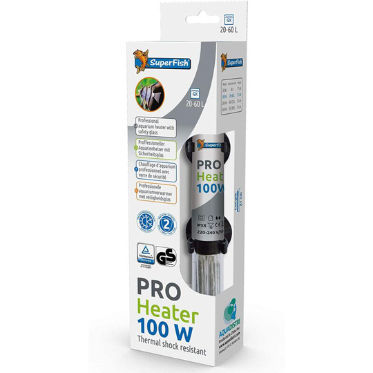 Superfish - Pro Heater 100W for Aquariums sized 20-60L (21cm)