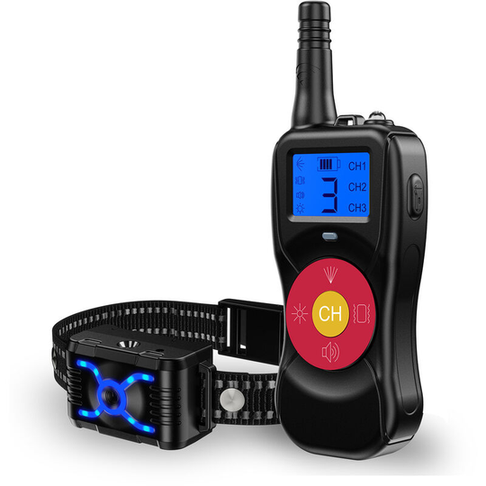 Muff - Professional Anti Barking Dog Collars, Bark Collar with Remote with Spray/Vibration/Sound/Light