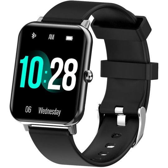 Asupermall - Smart Watch, Full Touch Screen Sport Fitness Tracker, Smart Sports Bracelet, Body Temperature / pr Pulse Rate / SpO2 Blood Oxygen Sensor