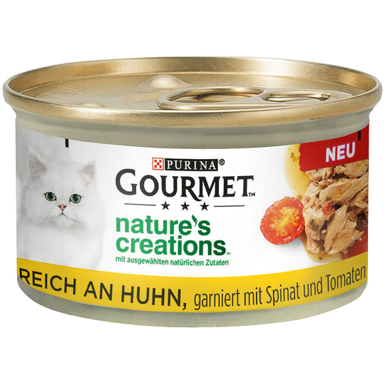 Gourmet Nature's Creations - Saver Pack: Chicken with Tomato & Spinach (24 x 85g)