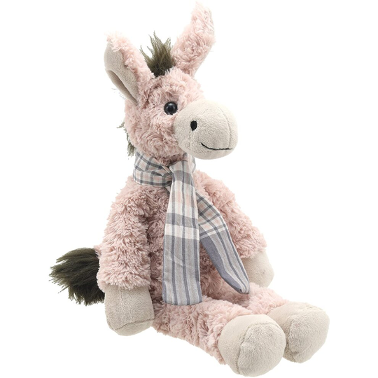 Wilberry - Classics - Large Pink Donkey Soft Toy