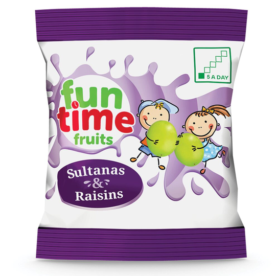 Funtime Fruits Juicy Raisins and Sultanas - 60x25g