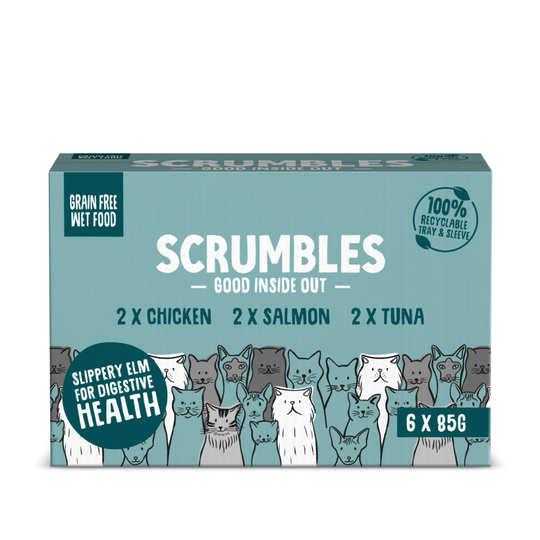 Scrumbles Grain Free Wet Cat Food - Variety Pack - Saver Pack: 12 x 85g