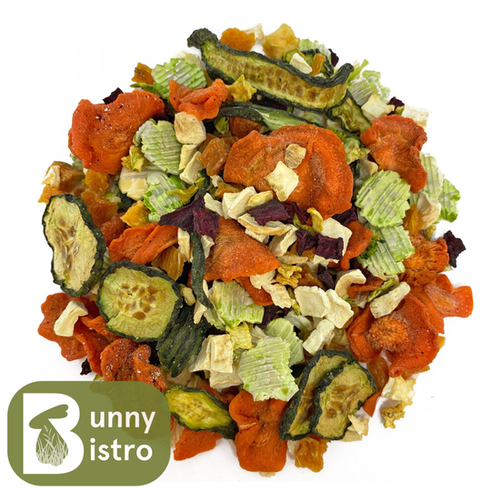 (1kg) Premium Veg Mix - Rabbit Treats, Small Animal, Chinchilla Treat