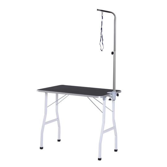 Jovani Dog Trimming Table with Holder and Rubberized Work Surface