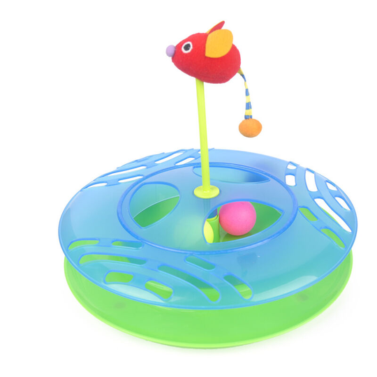 Cat Toy Cheese Chase - Circuit - Multicolor - One size
