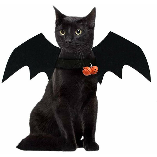 Bearsu - Fashion Cat Clothes Bat Wings Funny Dog Costume Artificial Wing Pet Cosplay Prop Halloween Clothes Cat Dog Costume Pet Products