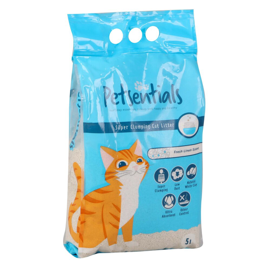 (5L - Fresh Linen Scent) Super Clumping Ultra Absorbing Cat Litter