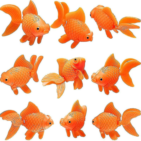 Artificial Aquarium Fish Plastic Fish Realistic Ornament 15 Pcs_