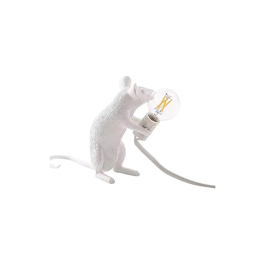 Betterlifegb - Betterlife Table Lamp Mouse Shape Resin Table Lamp with Bedside Lamp,1 pcs