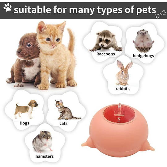 Heguyey - Puppy Kitten Silicone Feeder Bubble Puppy Milk Feeder Silicone Puppy Feeder 7oz.