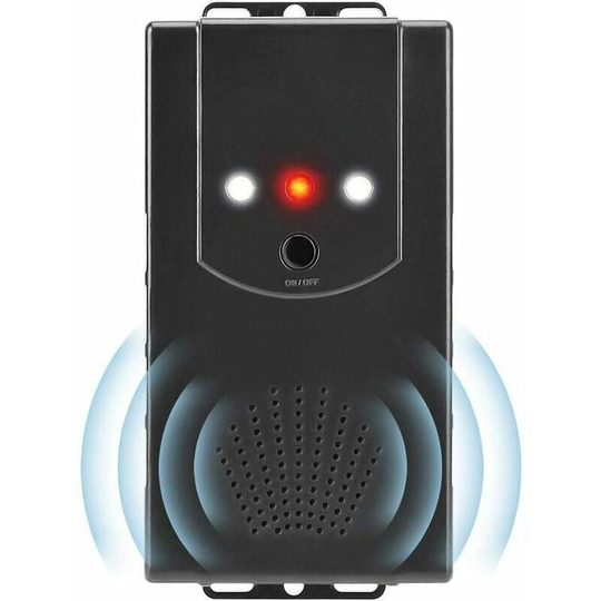 Ultrasonic Weasel Repeller for Car, Electronic Rat Deterrent, Pest Control - Mice and Rodent Rejection with led Strobe Lights, for Barn, Kitchen