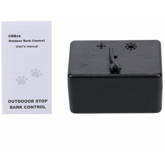 Pet Dog Safe Outdoor Bark Control 50ft Ultrasonic Sound Anti Barking Device Waterproof 4 Levels Dogs Training Control Tool