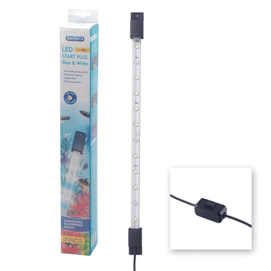 Interpet - led Start Plus Blue and White 45cm Aquarium Light