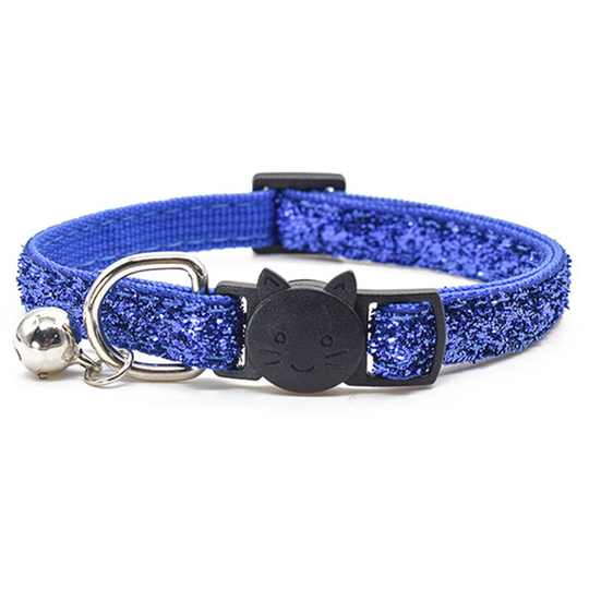 Pet Supplies With Bell Cat Face Safety Snap Collar Nylon Cat Collar Pet Cat Collar