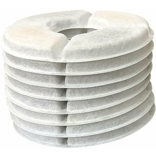 Cat Water Fountain Filter Replacement Resin Activated Carbon Filter Round Pet Water Dispenser (8PCS)