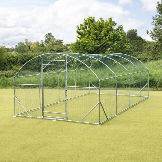FeelGoodUK Walk in Pet Cage 5.6m x 3m Galvanised Pet Run Chicken Coop Rabbit Run Dog Pen Dog Kennel Enclosure Shelter