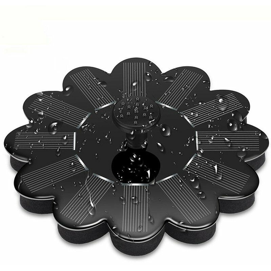 Solar Fountain Pump 160mm Solar Power Fountain Solar Panel Shaped Energy Fountains for Ornamental Pond