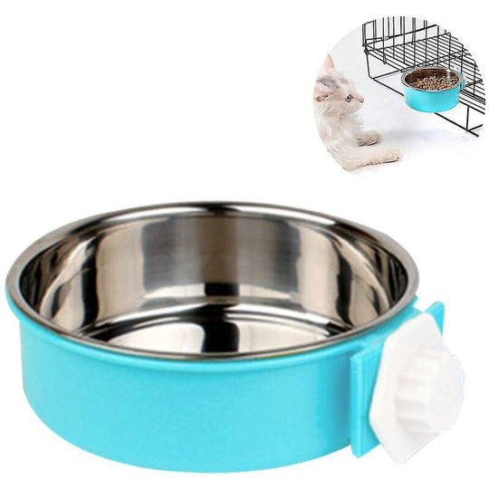 FVO - Food Bowl for Cages Removable Hanging Pet Cage,