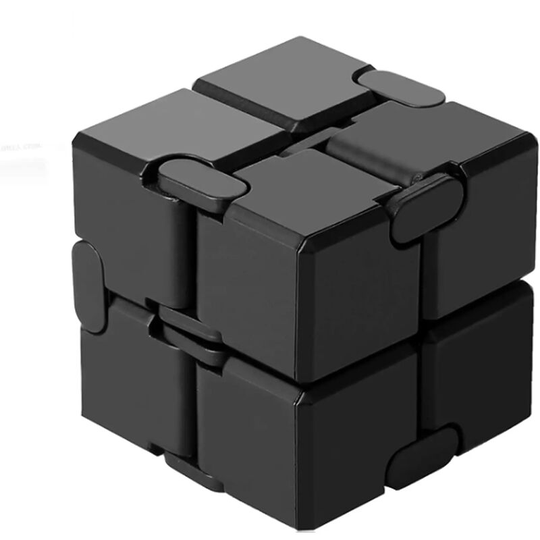 Anti-Stress Toy, Finger Relieves Stress and Anxiety for Office Workers, Silicone Surface (Black)