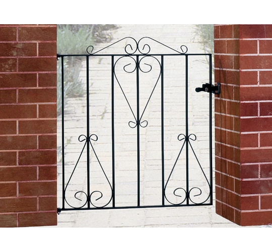 Suez Scroll Metal Garden Gate