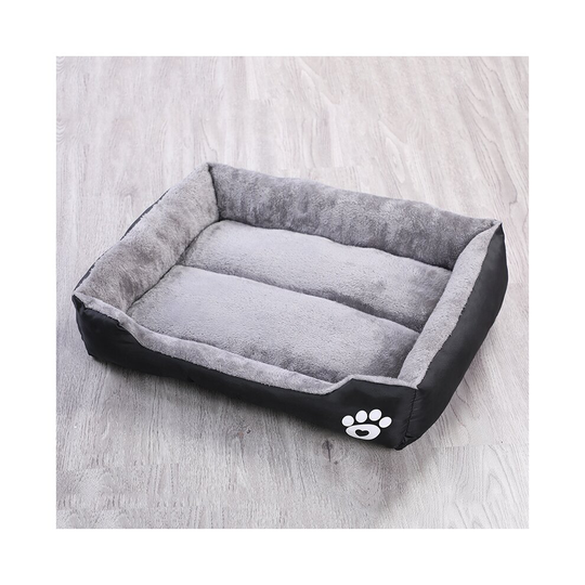(Black, XL(80*65*17cm)) Pet Supplies Dog/Cat Bed Soft Warm Cushion Kennel Mat Washable
