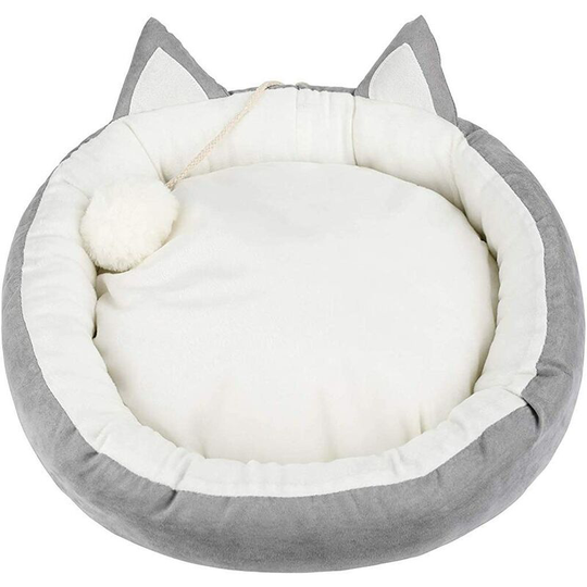 Cat bed cat bed washable cat mat suitable for kitten pets M-40*40*12CM