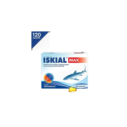 Iskial Max, dla dzieci powyżej 6 lat i dorosłych, 120 kapsułek