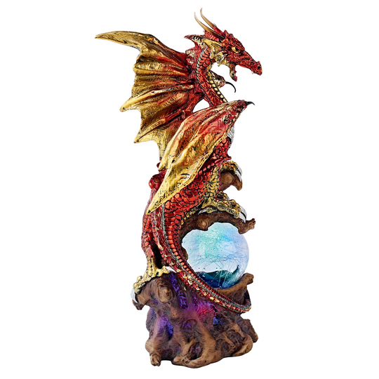 Dragon Defender of Life Source Orb Figurine