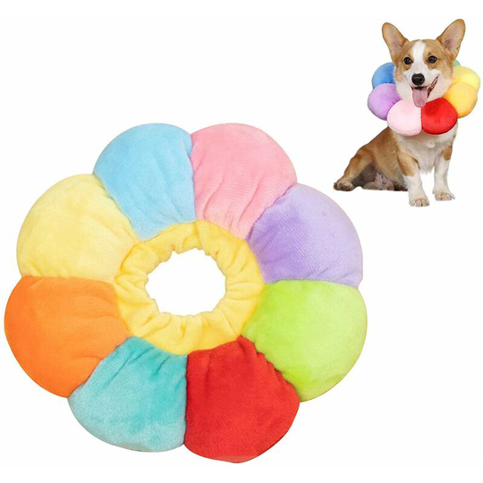 Pet Collar Elizabeth Cat Collar Dog Collar Sterilization Anti-licking Headgear Sunflower m