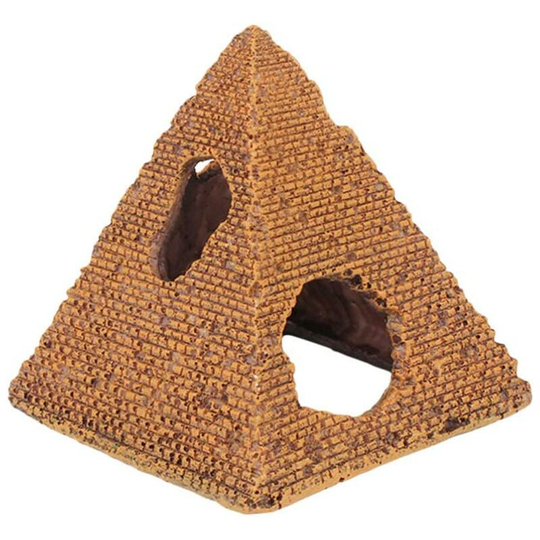 Egyptian Pyramid Resin Aquarium Ornament for Fish Shrimp Habitat Aquarium Landscape Decoration