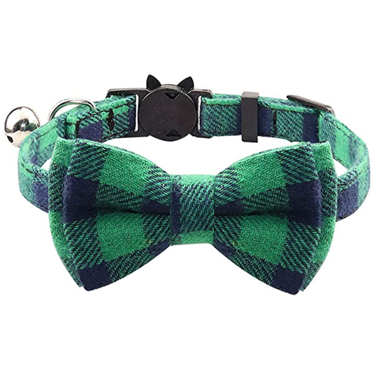 Cat Collars, Puppy Collars, Bell Collars, Pet Collars, Safe Plaid Bow Tie Collars for Kitten, Puppy